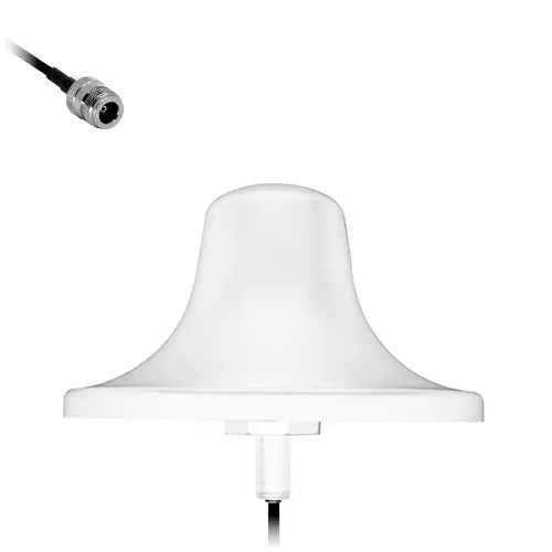 Produktfoto 1 von Siretta Multiband-Antenne, Innen-, Rundstrahl, Kuppelförmig, Typ N Buchse, Buchse, 2.04 dBi