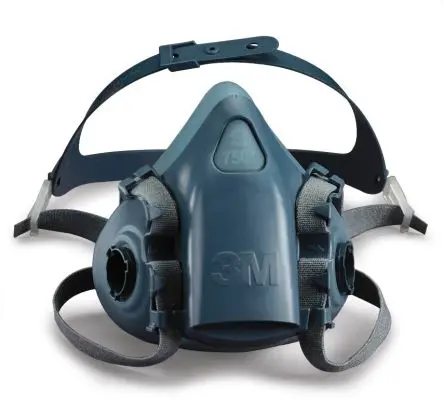 Produktfoto 1 von 3M 7000077080 Atemmaske M, Atmenschutz-Halbmaske, Blau