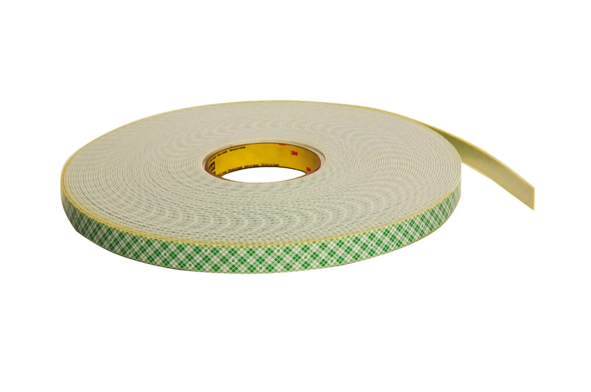 Produktfoto 1 von 3M 7100040051 Urethan Schaumstoff Klebeband, Weiß, Stärke 0.08 mm, 19 mm x 10 m