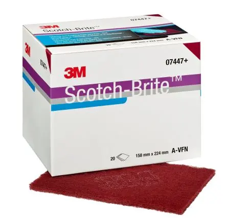 Produktfoto 1 von 3M Schleifpad 224 mm für Reinigung, Braun 158mm 158 mm