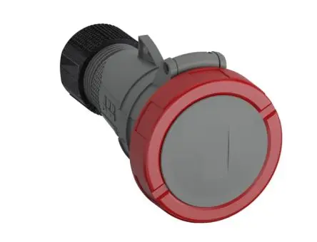 Produktfoto 1 von Amphenol Industrial 2CMA1 Leistungssteckverbinder Rot 2P+PE, 415V Gerade IP67 16A
