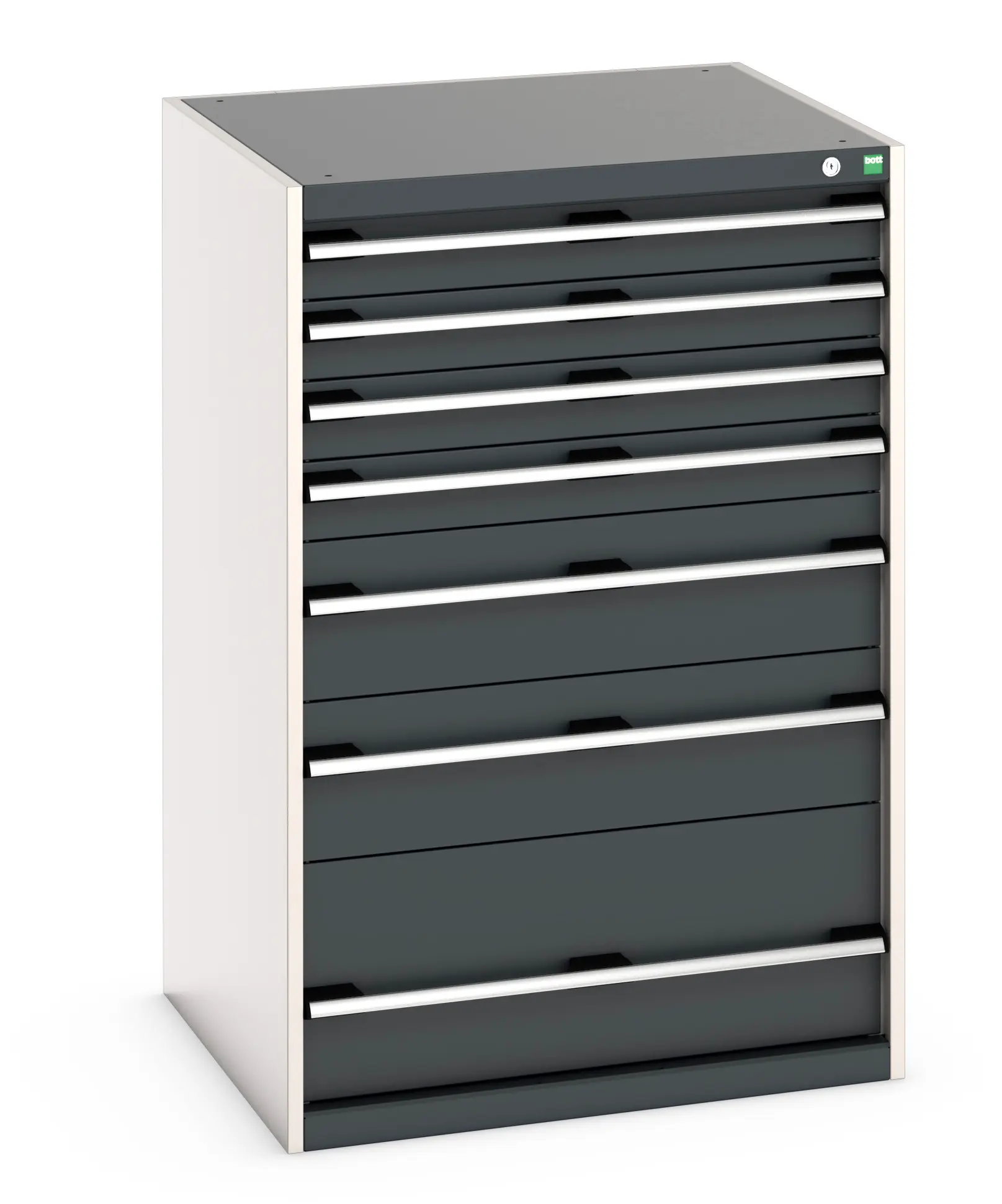 Produktfoto 1 von Bott Schrank Typ Schrank Freistehend 7 Schublade/n Stahlblech