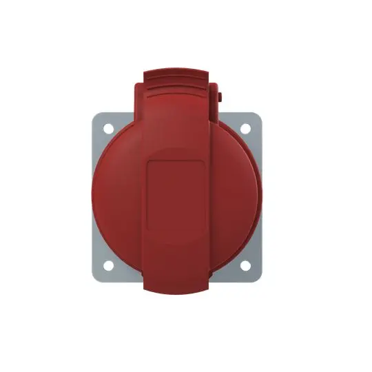 Produktfoto 1 von Amphenol Industrial 2CMA1 Leistungssteckverbinder Rot, 415V 3P+PE / 32A, Panel IP44