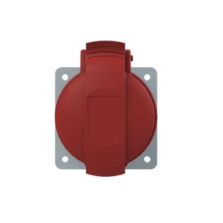 Produktfoto 1 von Amphenol Industrial 2CMA1 Leistungssteckverbinder Rot, 415V 3P+PE / 32A, Panel IP44