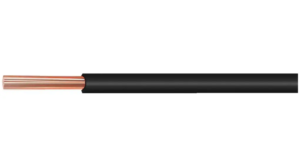 Produktfoto 1 von Huber+Suhner Einzeladerleitung 1, 17 AWG 100m Schwarz Polyolefin vernetzt isoliert
