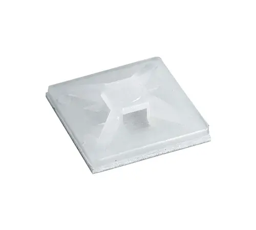 Produktfoto 1 von Thomas & Betts Selbstklebend TC Befestigungssockel Schwarz 29 mm x 7.6 mm Kabelbinder x 29 mm für 3.6 mm