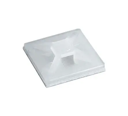 Produktfoto 1 von Thomas & Betts Selbstklebend TC Befestigungssockel Schwarz 29 mm x 7.6 mm Kabelbinder x 29mm für 3.6 mm