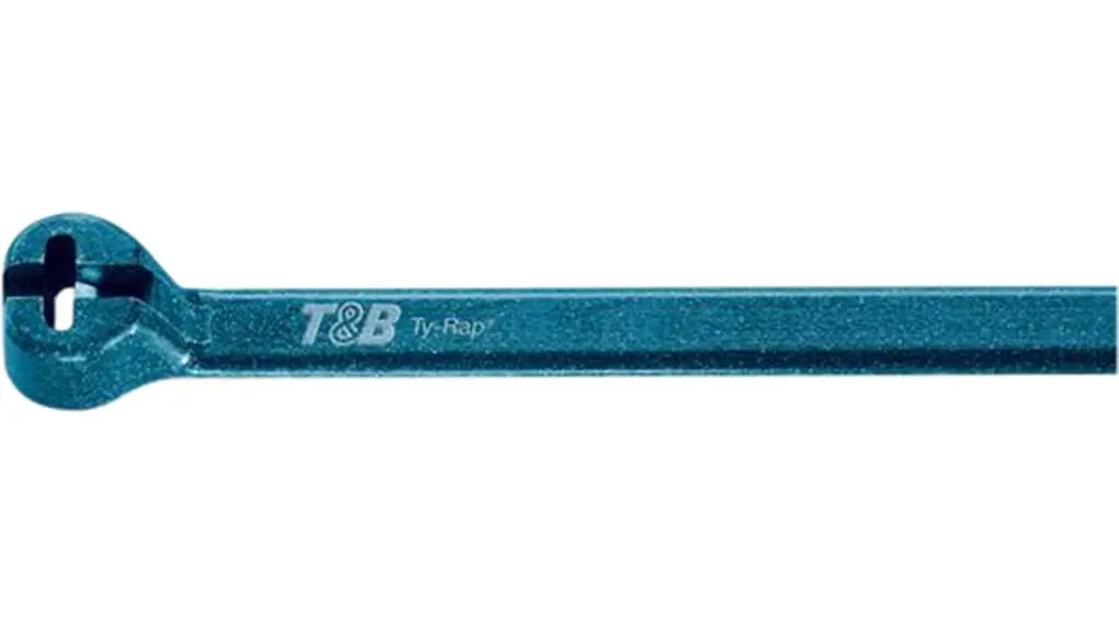 Produktfoto 1 von Thomas & Betts TY Nylon 6.6 Kabelbinder Blau 2.4 mm x 92 mm