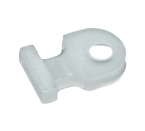 Produktfoto 1 von Thomas & Betts Einklipsen, Niet, Schraubbefestigung TC Befestigungssockel, Polyamid Natur 19.1 mm x 4.8 mm Kabelbinder x