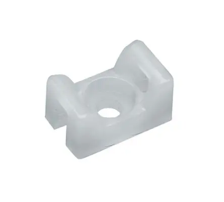 Produktfoto 1 von Thomas & Betts Schraubbefestigung TC Befestigungssockel, Nylon, Polyamid Natur 14.2 mm x 2.4 mm Kabelbinder x 8.7mm für