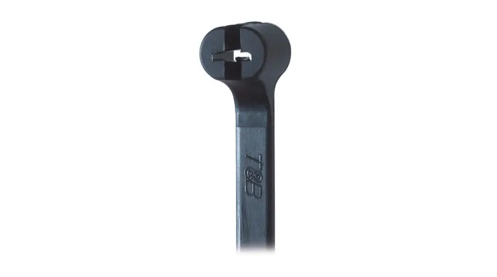 Produktfoto 1 von Thomas & Betts Nylon 6.6 Kabelbinder Schwarz 3.6 mm x 368 mm