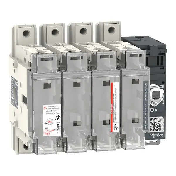 Produktfoto 1 von Schneider Electric FuPacT GS Sicherungsschalter-Trennschalter / 4-polig 125 A offen