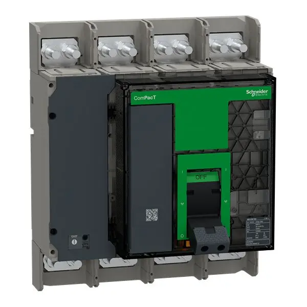 Produktfoto 1 von Schneider Electric ComPacT NS/NA ComPact Elektronischer Schutzschalter 690V 2, 1.25kA Feststehend 52 kA L. 280 mm x