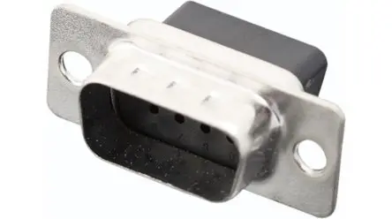 Produktfoto 1 von Encitech Connectors 3303 D-Sub-Steckverbinder Gerade, 9-polig, Schraubanschlussklemme Stecker, mit Schraubbefestigung