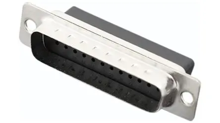 Produktfoto 1 von Encitech Connectors 3303 D-Sub-Steckverbinder Gerade, 25-polig, Schraubanschlussklemme Stecker, mit Schraubbefestigung