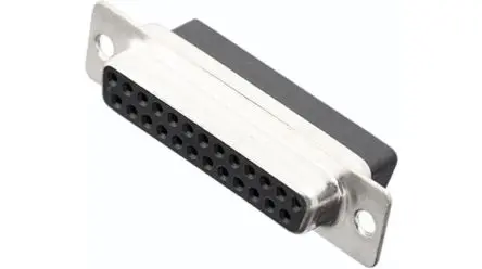 Produktfoto 1 von Encitech Connectors 3303 D-Sub-Steckverbinder Gerade, 25-polig, Schraubanschlussklemme Buchse, mit Schraubbefestigung