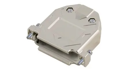 Produktfoto 1 von Encitech Connectors 1060 D-Sub-Gehäuse Gerade, 25-polig, Schwarz, Größe DB, aus Thermoplast