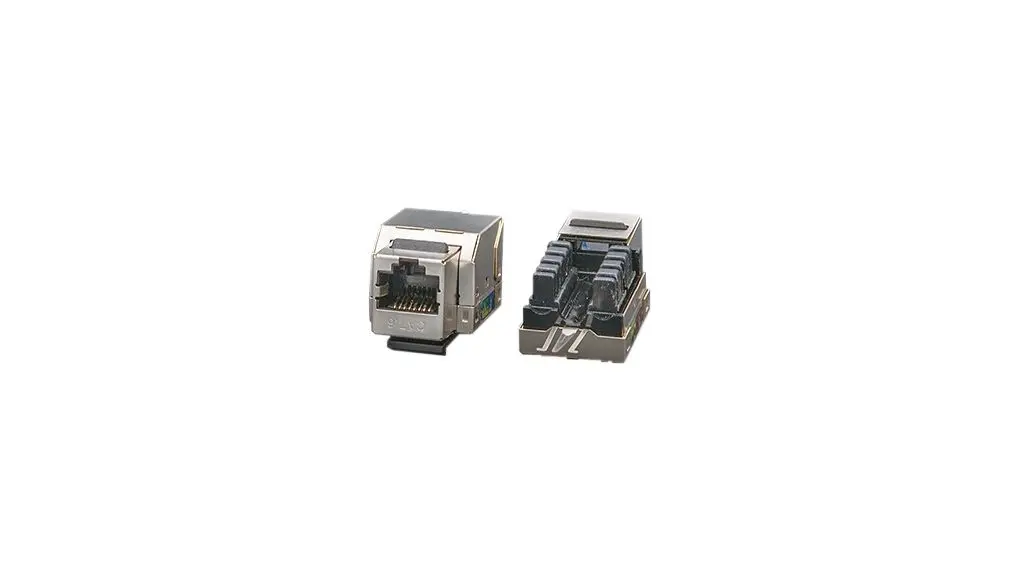 Produktfoto 1 von Encitech Connectors RJJ Kat. 6 Ethernet-Steckverbinder, 1-Port Abgeschirmt Gerade