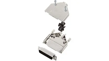 Produktfoto 1 von Encitech Connectors 6355 D-Sub-Hauben für Til kabel, 44 Kontakte, Stecker