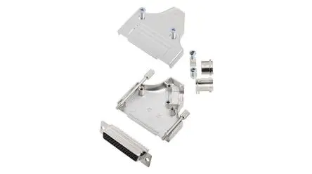 Produktfoto 1 von Encitech Connectors 6355 D-Sub-Hauben für Til kabel, 44 Kontakte, Buchse