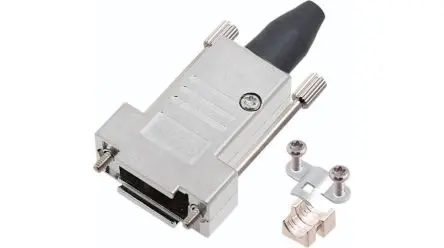 Produktfoto 1 von Encitech Connectors 6560 D-Sub-Gehäuse Eingang oben, 9-polig, Grau, Größe DE, aus Zink