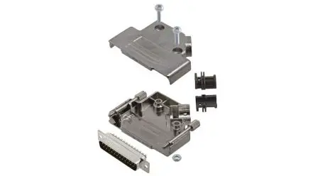 Produktfoto 1 von Encitech Connectors 6355 D-Sub-Hauben für Til kabel, 25 Kontakte, Stecker