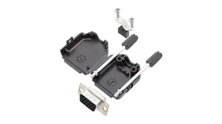 Produktfoto 1 von Encitech Connectors 6355 D-Sub-Hauben für Til kabel, 15 Kontakte, Buchse