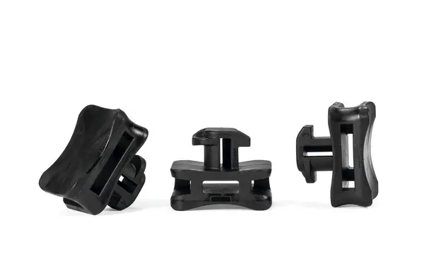 Produktfoto 1 von HellermannTyton Profilschiene ACFM Befestigungssockel, Nylon 6.6 Schwarz 17.5 mm x 8 mm Kabelbinder x 22.5mm