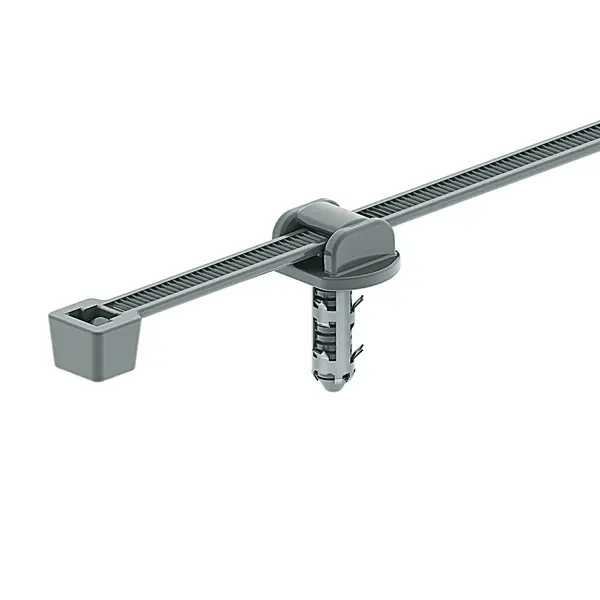 Produktfoto 1 von HellermannTyton T Polyamid 4.6 Kabelbinder Grau 4.6mm x 202 mm