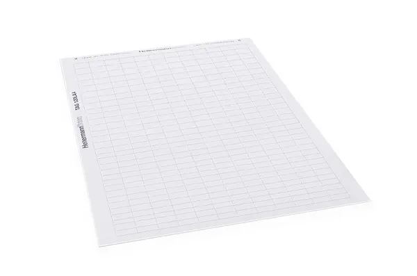 Produktfoto 1 von HellermannTyton Etikett Schwarz für Laserdrucker auf Weiß 12.7 mm 25.4 mm