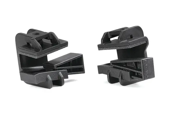 Produktfoto 1 von HellermannTyton Kante Kabelklemme, Nylon 6.6 Schwarz 46.2 mm x 7.9 mm Kabelbinder x 28.6mm