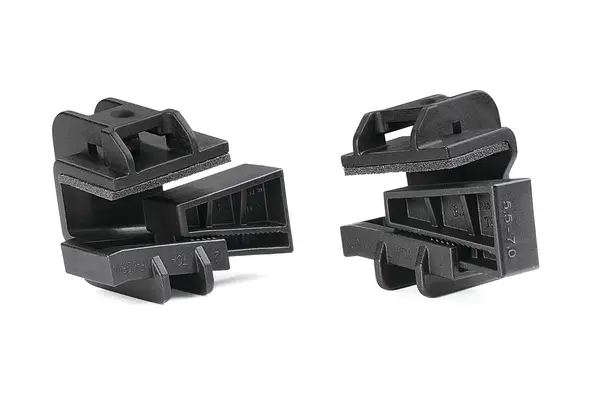 Produktfoto 1 von HellermannTyton Kante Kabelklemme, Nylon 6.6 Schwarz 46.2 mm x 7.9 mm Kabelbinder x 28.6mm