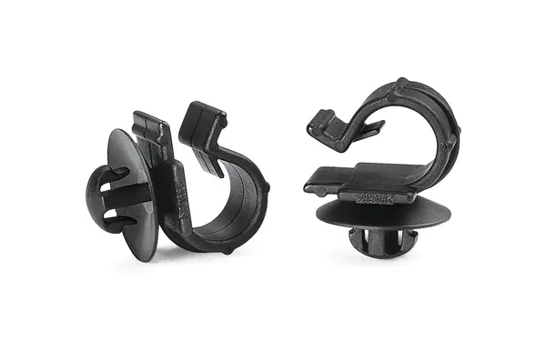 Produktfoto 1 von HellermannTyton KSFT6.5OC Kabelclip und Klemme Klemmbefestigung, Kabel-Ø 6.7 mm Nylon 6.6 Schwarz x 21.6 mm