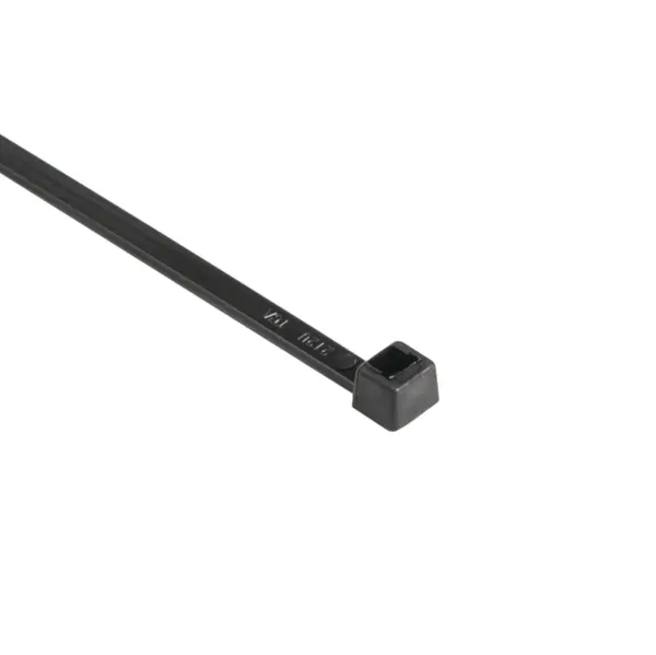 HellermannTyton T Nylon 6.6 Kabelbinder Innen gezackt Schwarz 4.6 mm x 202 mm