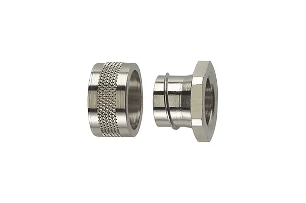 Produktfoto 1 von HellermannTyton HelaGuard Messing vernickelt Starre Rohrverbindung 25 mm Grau Metall-Finish IP40