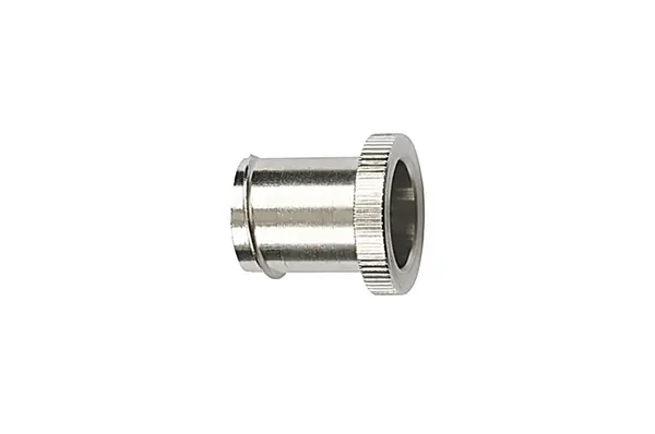 Produktfoto 1 von HellermannTyton HelaGuard Messing vernickelt Starre Rohrverbindung 40 mm Grau Metall-Finish IP65
