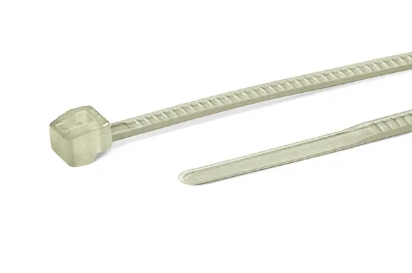 Produktfoto 1 von HellermannTyton Nylon 6.6 Kabelbinder Weiß 2.5 mm x 100 mm