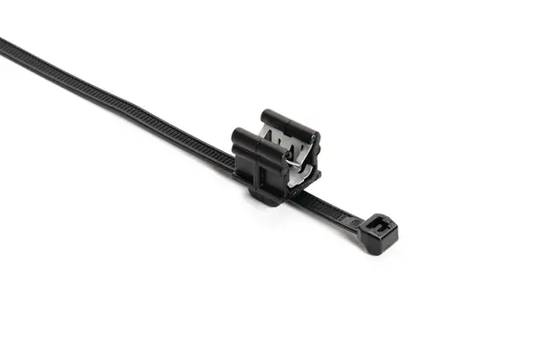 Produktfoto 1 von HellermannTyton EdgeClip Nylon 6.6 Kabelbinder Schwarz 4.6mm x 150 mm