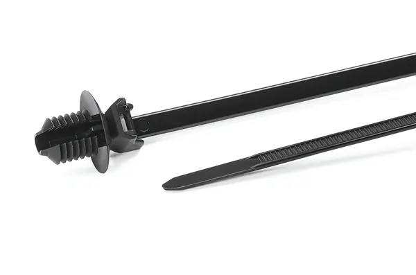 Produktfoto 1 von HellermannTyton MBT Nylon 6.6 Kabelbinder Schwarz 4.6mm x 163 mm