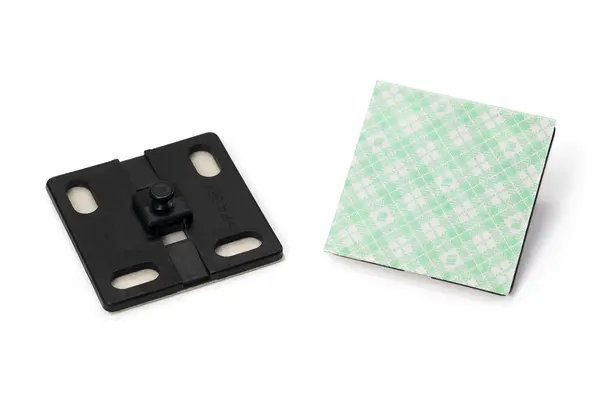Produktfoto 1 von HellermannTyton Schraubbefestigung HWBASEA Befestigungssockel, Nylon 6.6 Schwarz 38 mm x 38mm