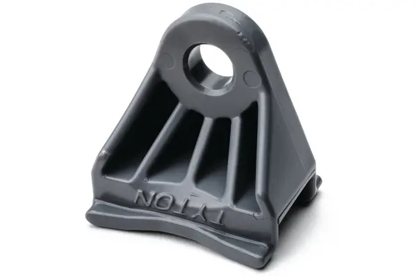 Produktfoto 1 von HellermannTyton Kabelclip und Klemme Schraubbefestigung, Kabel-Ø 8 mm Nylon 6.6 Grau 26mm x 34 mm