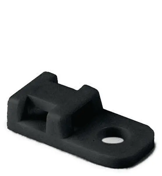 Produktfoto 1 von HellermannTyton Schraubbefestigung CTAM Befestigungssockel, Nylon 6.6 Schwarz 20.4 mm x 5 mm Kabelbinder x 10.2mm für