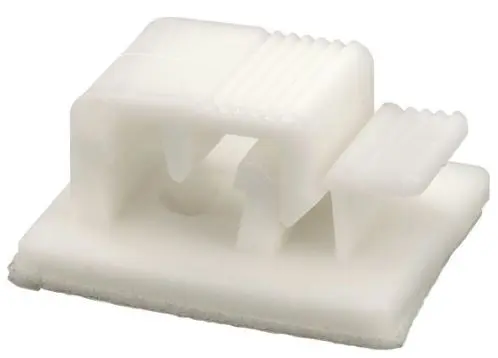 Produktfoto 1 von HellermannTyton ASI-Clip Kabelclip und Klemme Selbstklebend, Kabel-Ø 3.3 mm Nylon 6.6 Natur 2mm x 11.7 mm x 25 mm