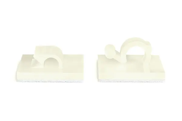 Produktfoto 1 von HellermannTyton RA Kabelclip und Klemme Klebend, Kabel-Ø 13 mm Nylon 6.6 Schwarz 25mm x 16.5 mm x 25 mm