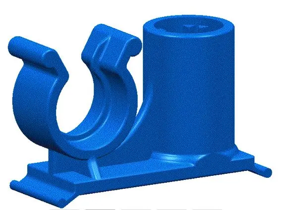 Produktfoto 1 von HellermannTyton CTC Kabelclip und Klemme Für M6-Schweißbolzen Nylon 6.6 Schwarz 11.0mm x 31.8 mm x 28.6 mm