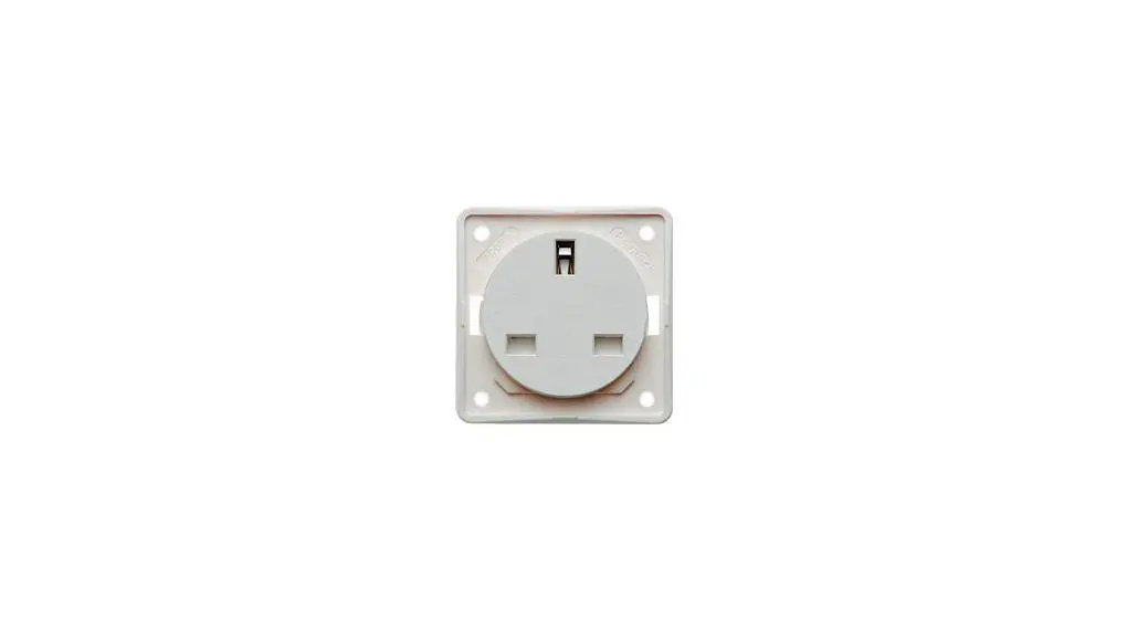 Produktfoto 1 von Berker 962 Steckdose BS1363 Weiß / 13 A