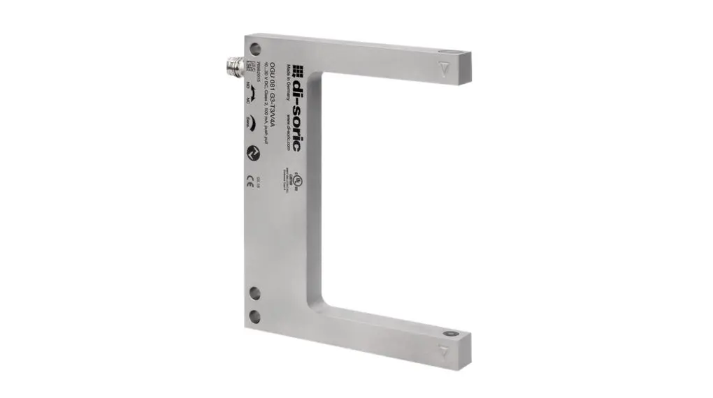 Produktfoto 1 von Di-Soric Rahmen Infrarotsensor, Optische Erkennung, Push-Pull Ausgang, 3-polig, Stecker, M8