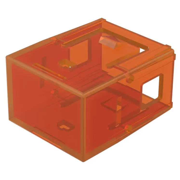 Produktfoto 1 von EAO Lampenlinse, Orange, Rechteckig, L.=25.4 mm