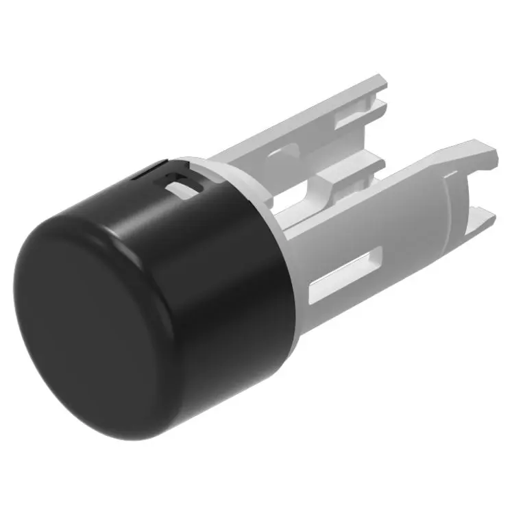 Produktfoto 1 von EAO Lampenlinse, Schwarz ø 7.5 mm, Rund