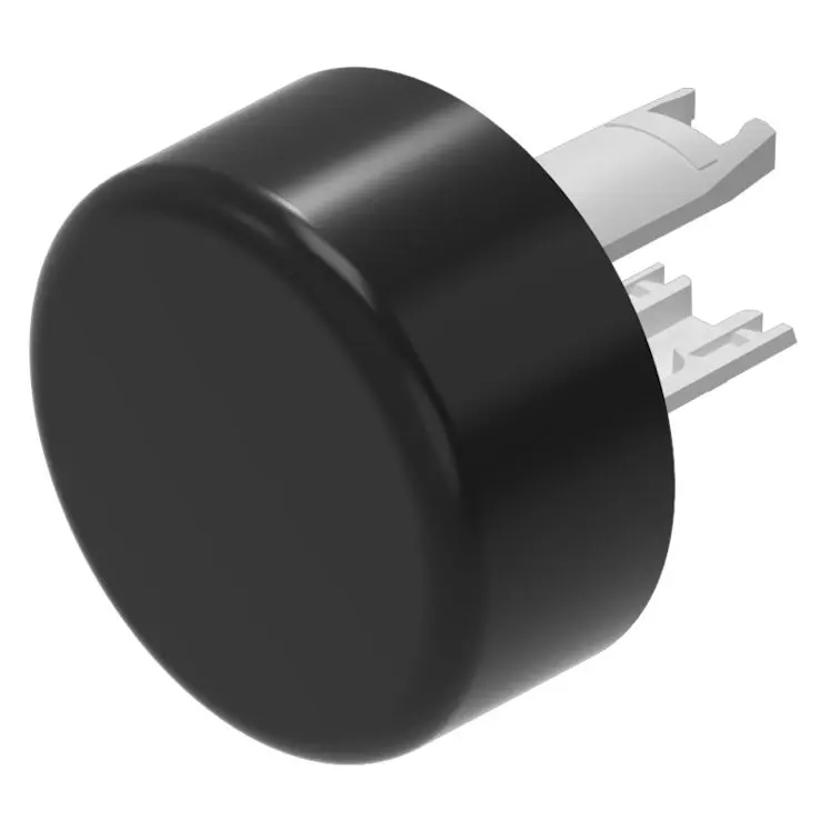 Produktfoto 1 von EAO Lampenlinse, Schwarz ø 13.8 mm, Rund